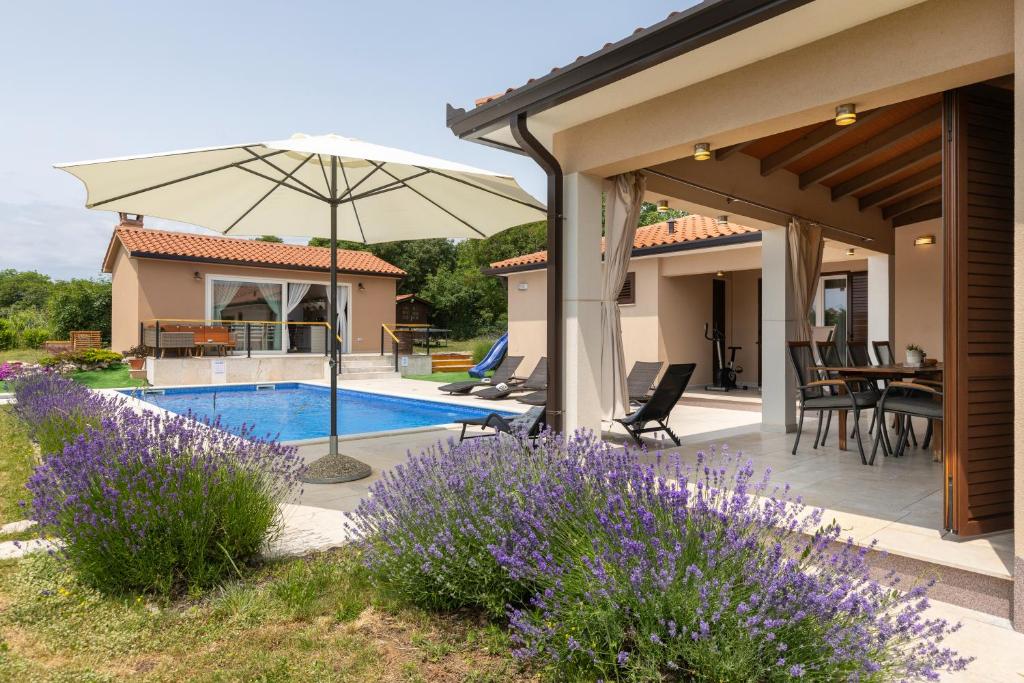 Πισίνα στο ή κοντά στο Luka's house