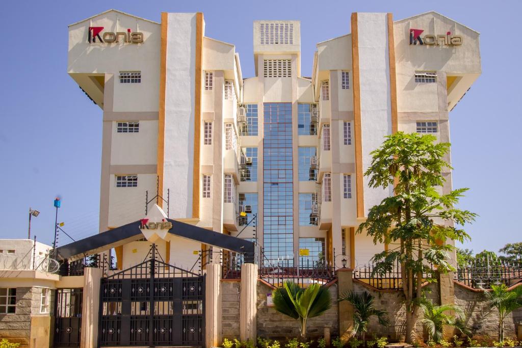 a view of the kota kinabalu palace hotel at Ikonia Resort and Hotel in Kisumu