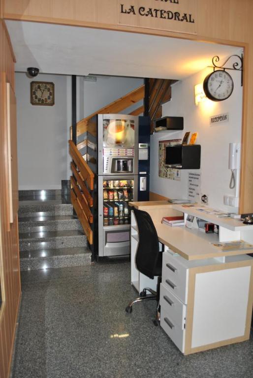 Kuchyň nebo kuchyňský kout v ubytování Hostal la Catedral