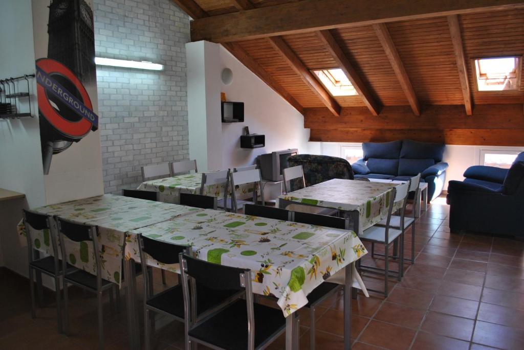 Posezení v ubytování Hostal la Catedral