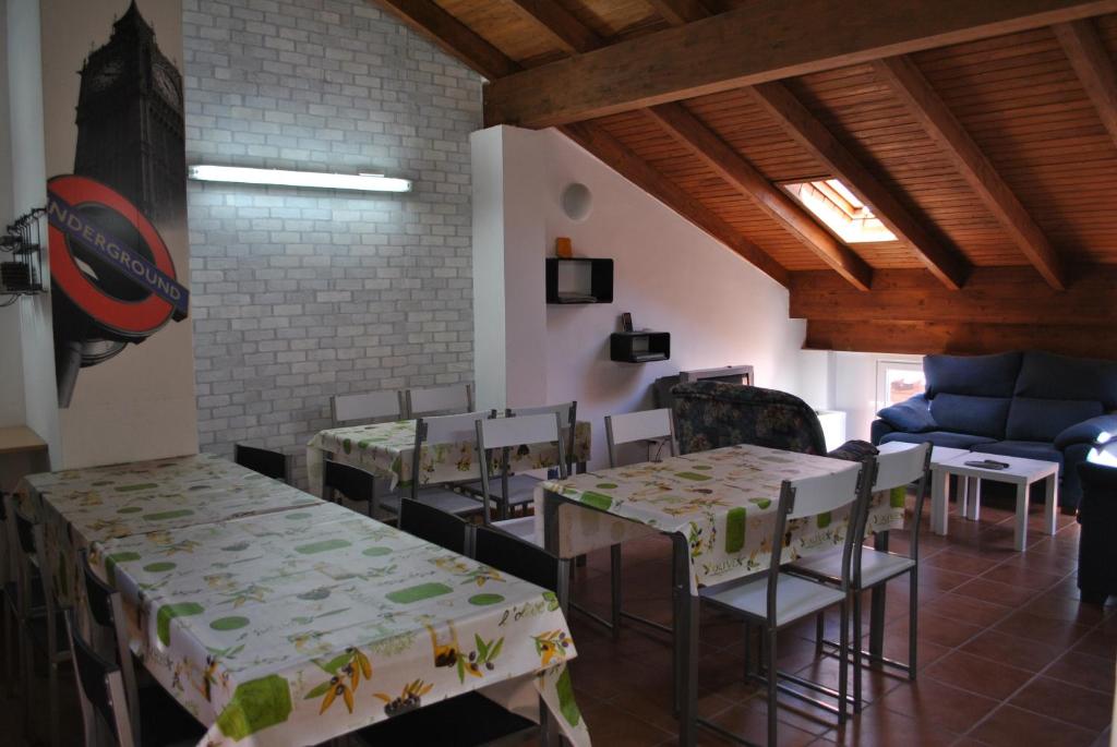 Posezení v ubytování Hostal la Catedral