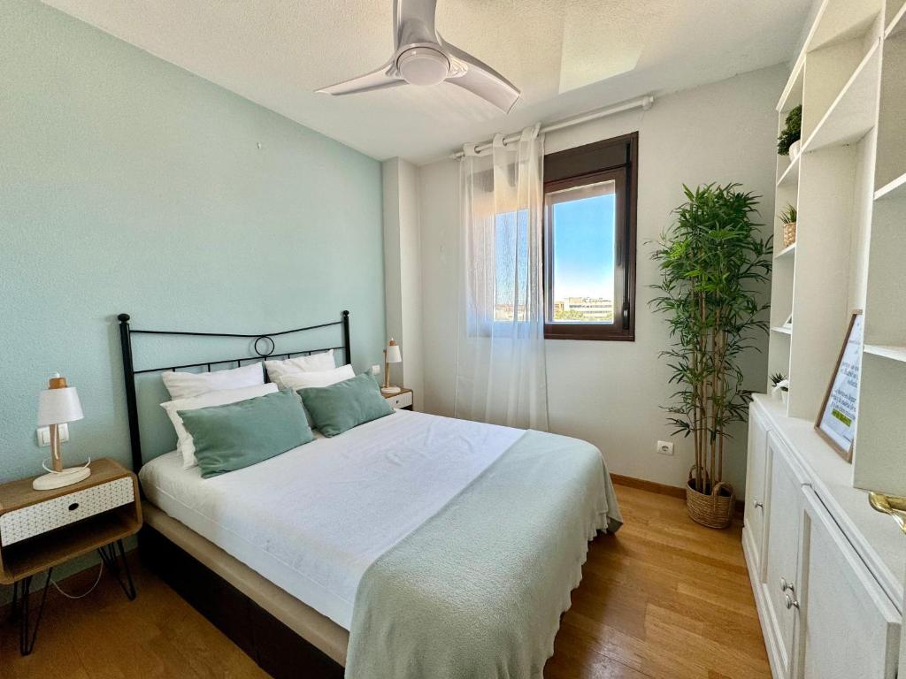 Postel nebo postele na pokoji v ubytování Luxury apartment - Swimming pool