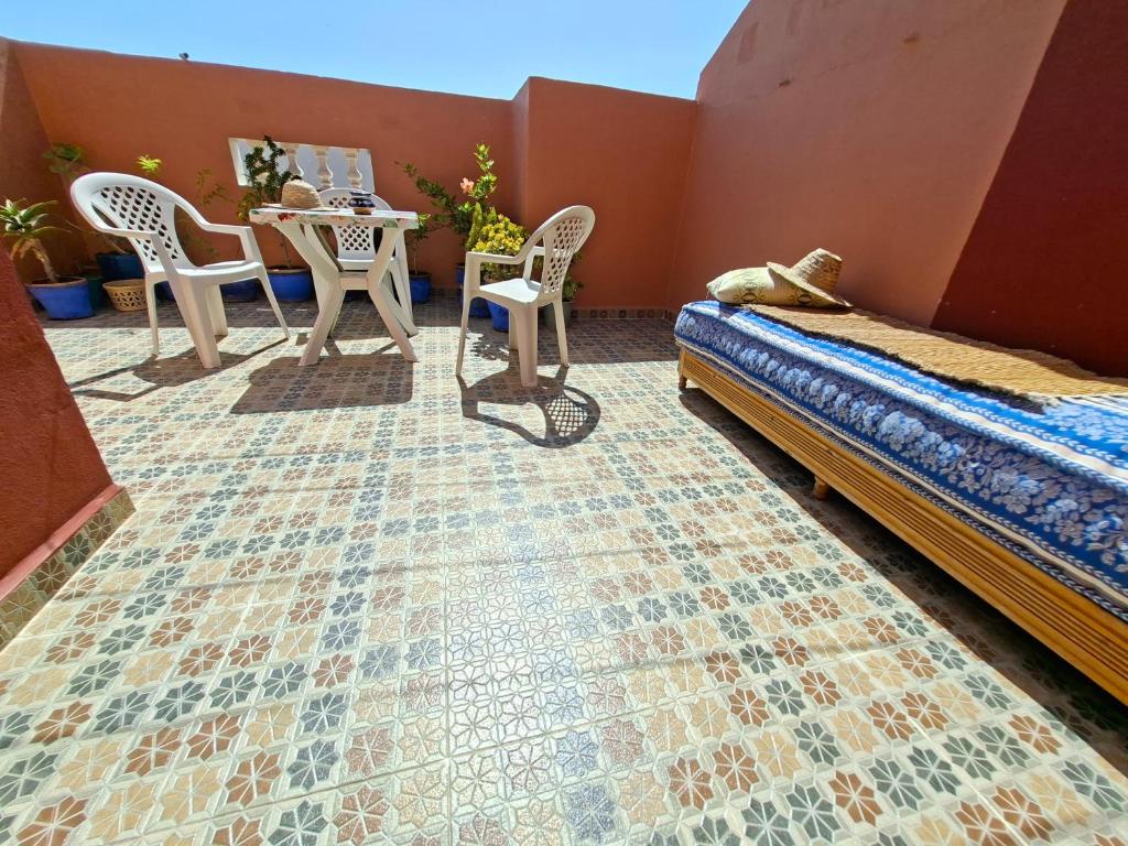 Balkón nebo terasa v ubytování Casa Mogador