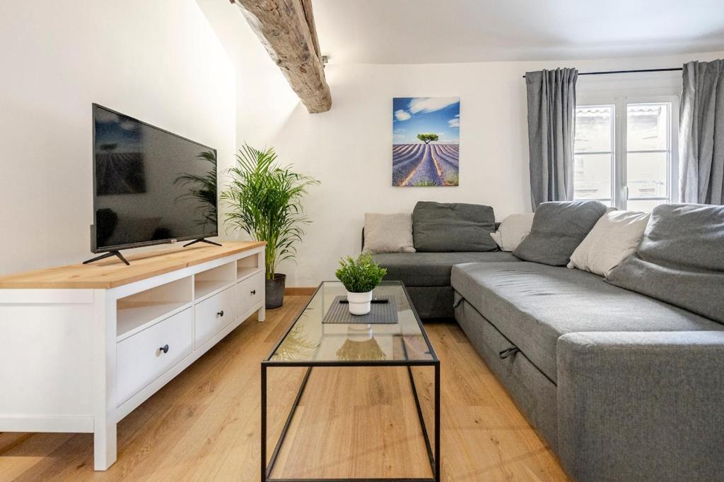 Χώρος καθιστικού στο Magnifique T4 intra-muros centre