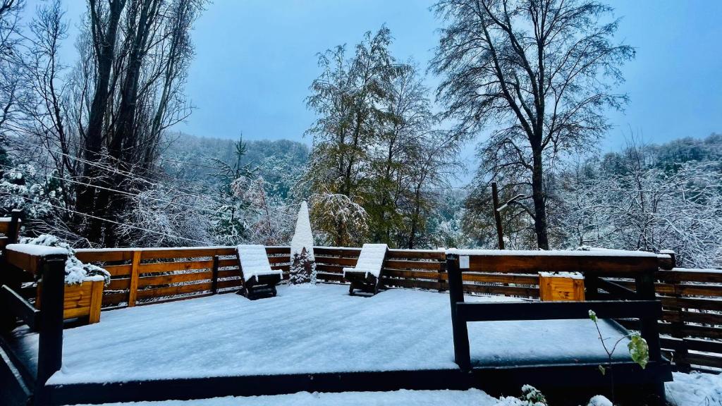 Cabañas Alpinas Alessandro durante l'inverno