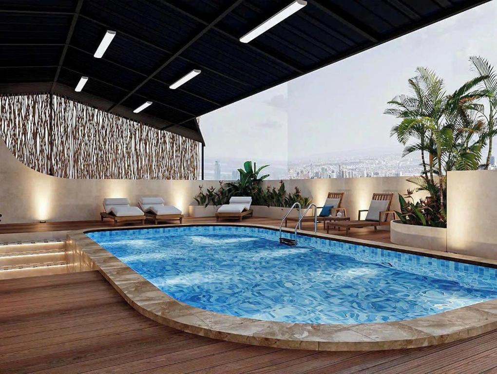 Bazén v ubytování San Hotel & Pool nebo v jeho okolí