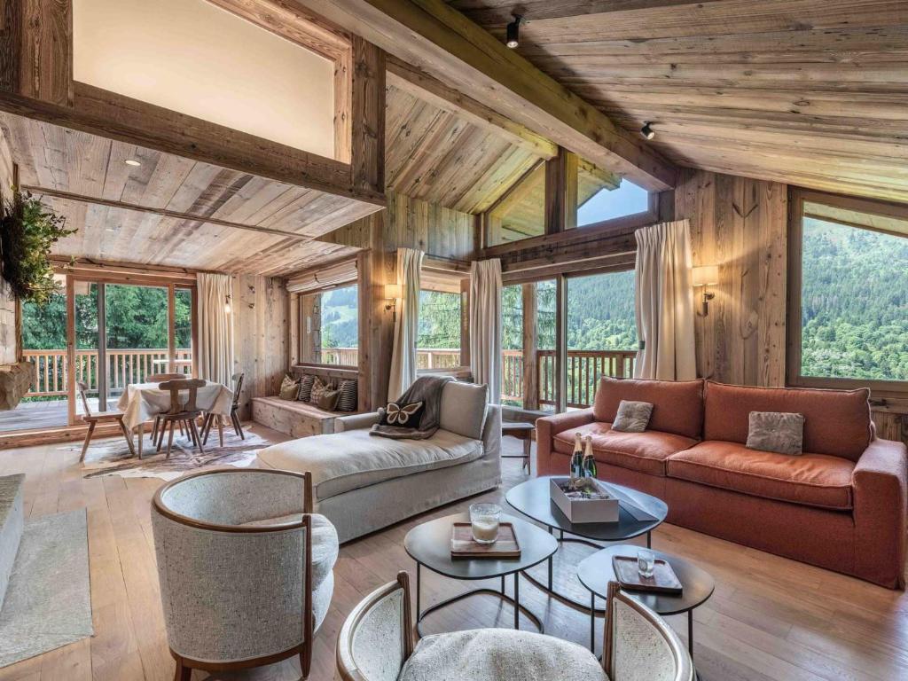 Chalet chic à Méribel avec sauna et bain nordique