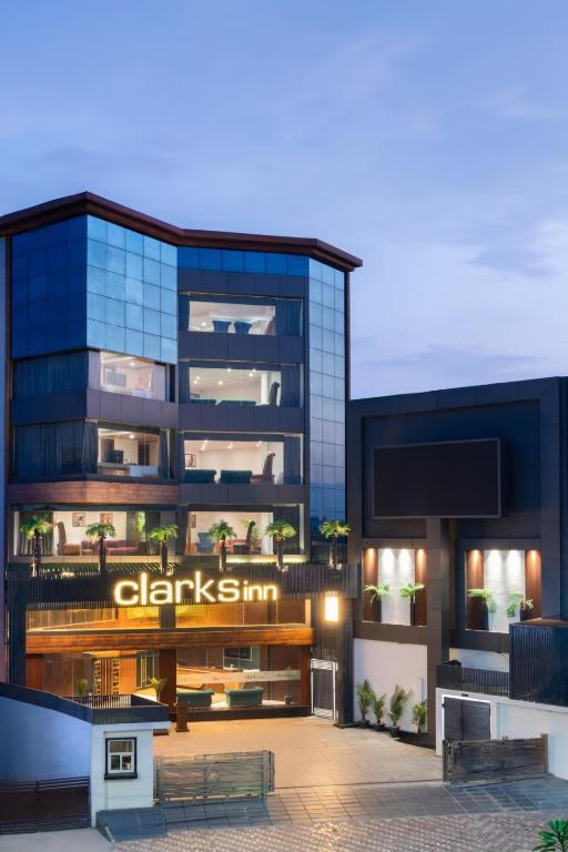 a rendering of a building with a sign on it at Clarks Inn Basti in Basti