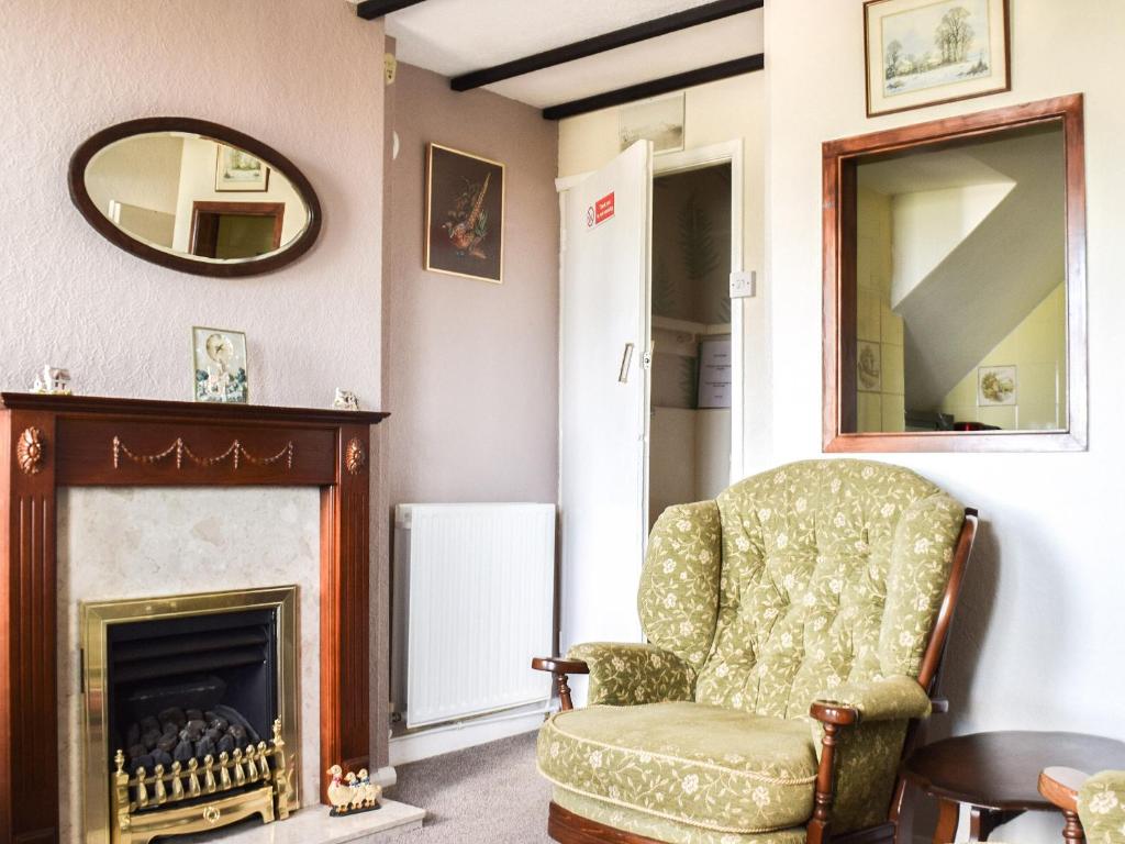 Χώρος καθιστικού στο Cosy Cottage