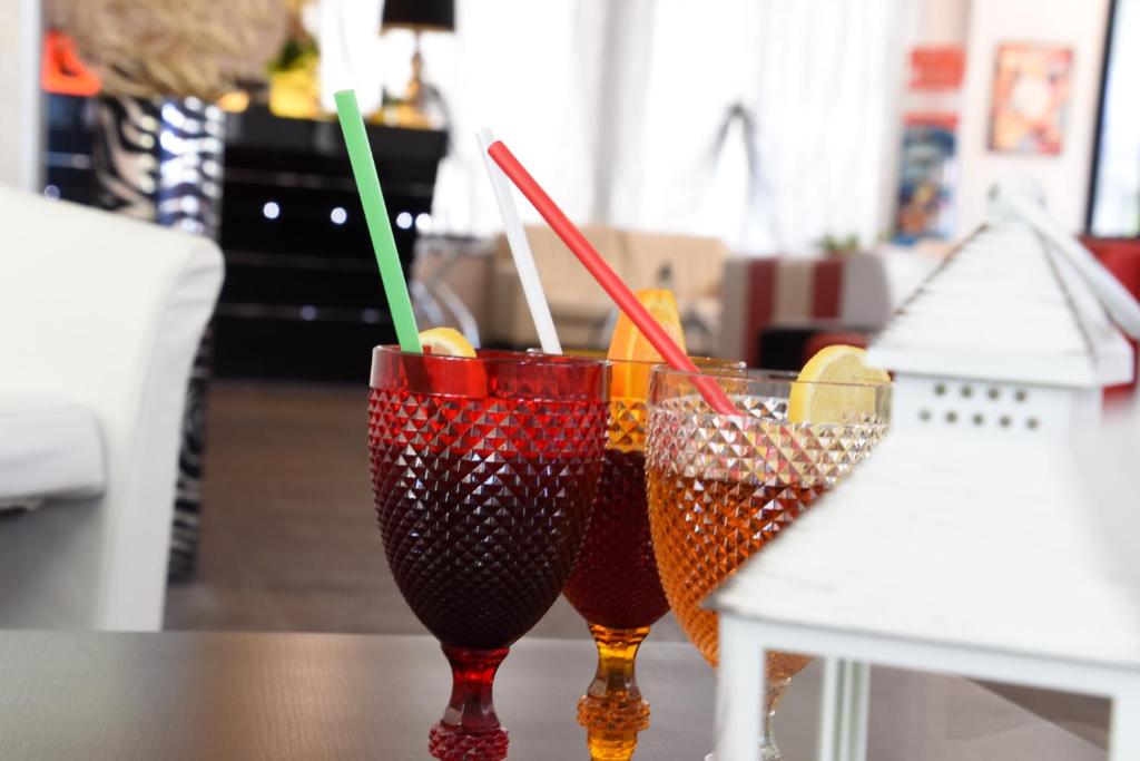 Nápoje v ubytování Hotel Leon D'oro