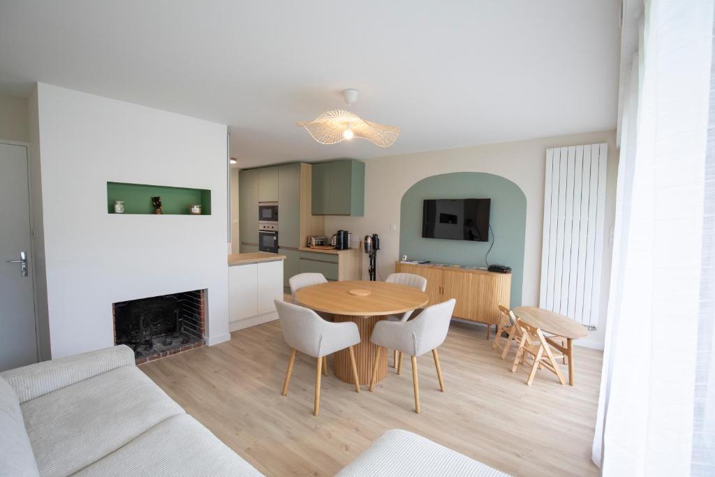 Kuchyň nebo kuchyňský kout v ubytování Appartement La Dole et Sens Au pied des pistes