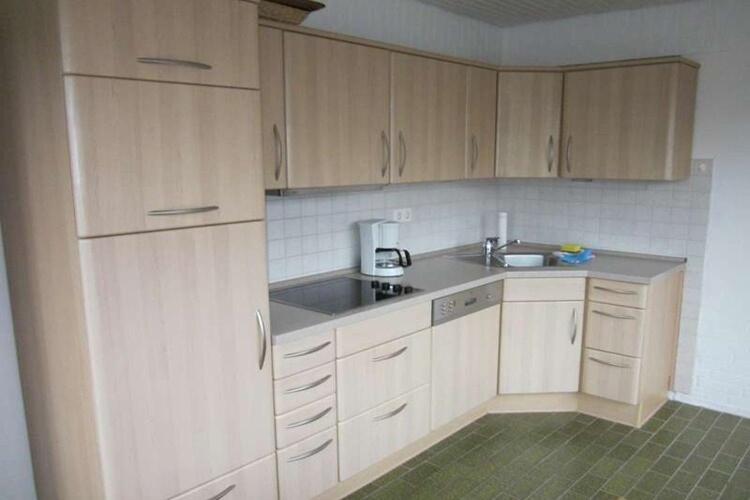 Η κουζίνα ή μικρή κουζίνα στο Apartment in Westerland