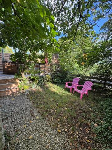 Gîte au Manoir des Sens avec bain nordique jacuzzi sur terrasse privée – photo 23