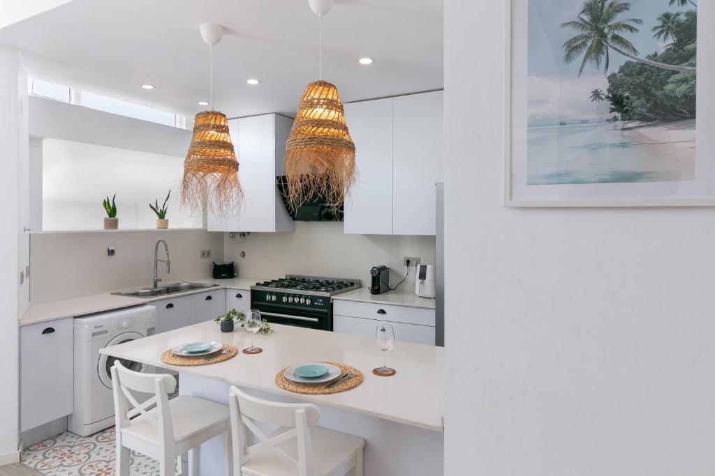 Kuchyň nebo kuchyňský kout v ubytování Casa Azeitao