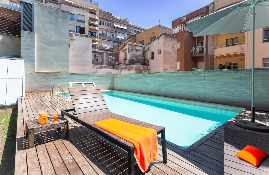 Πισίνα στο ή κοντά στο My Space Barcelona Pool Garden Apartments