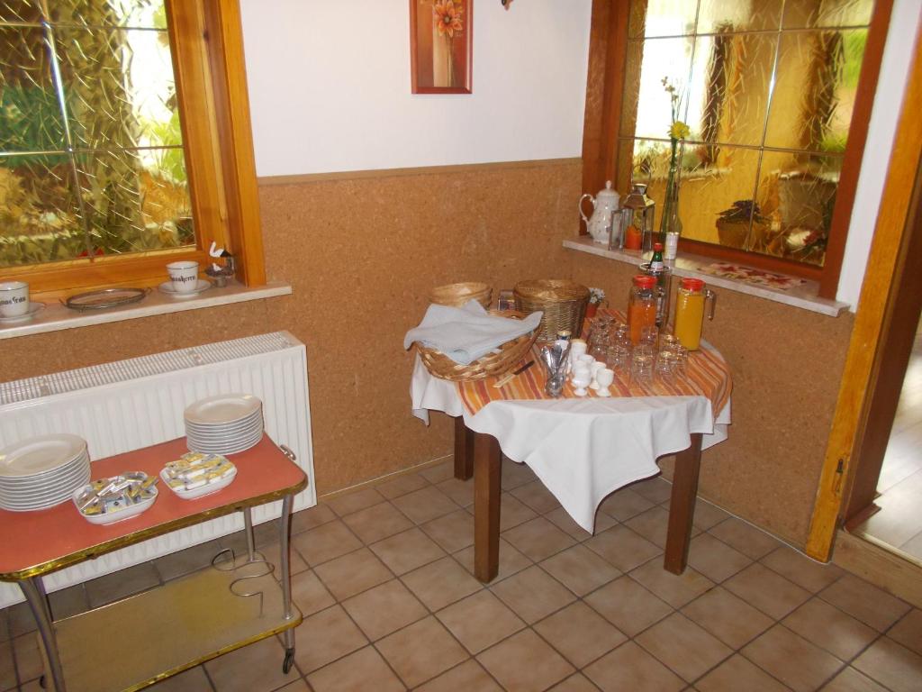 Restaurace v ubytování Wiedaer Hütte