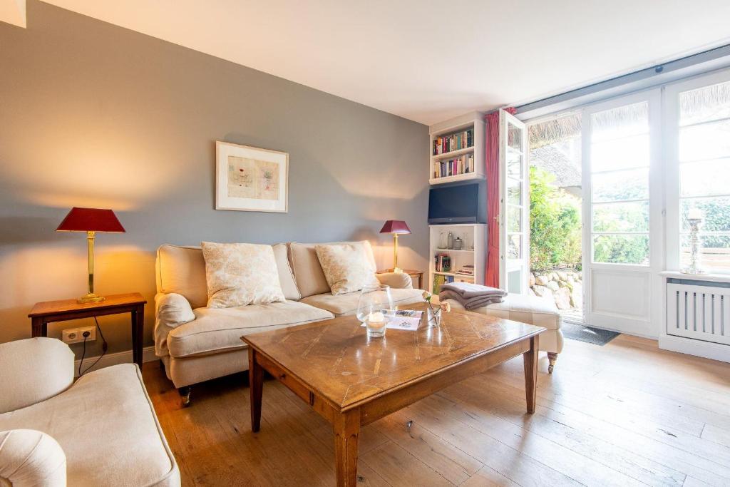 Istumisnurk majutusasutuses Sonnenhues-Exkl-Haus-im-Herzen-Kampens