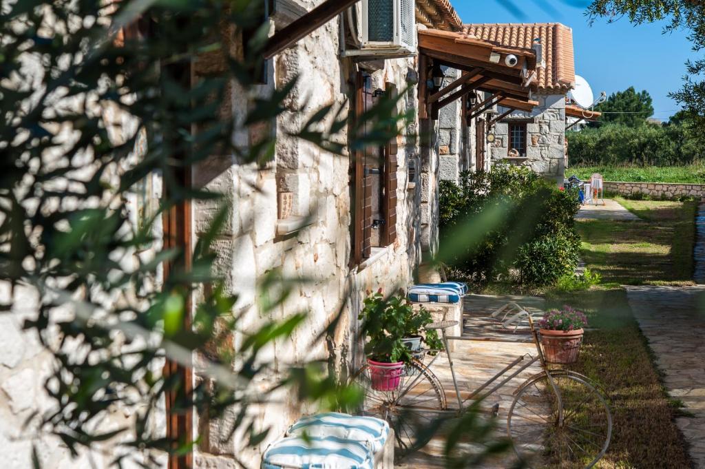 Zahrada ubytování Kavos Psarou Villas