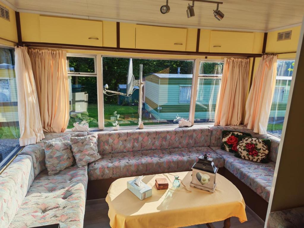 Posezení v ubytování caravan hereumond