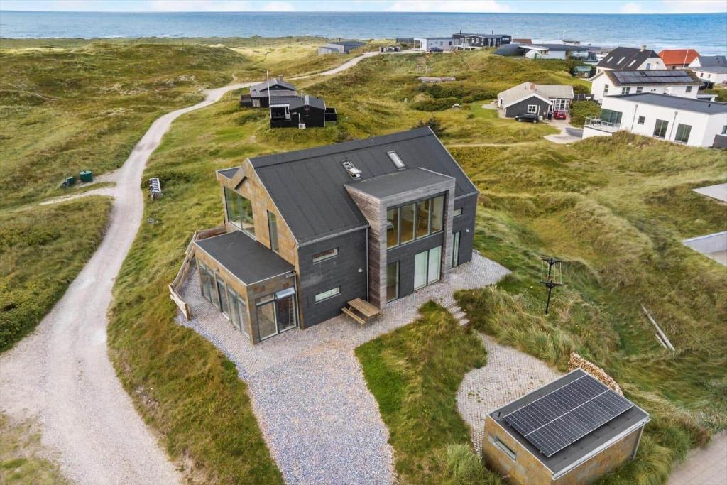 an aerial view of a house with a solar panel at 1053-Thisted-Kraenhavs-Sti-8 in Torsted