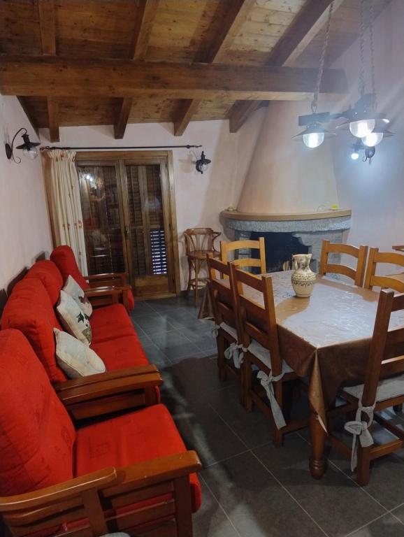Posezení v ubytování Apartamento Aran