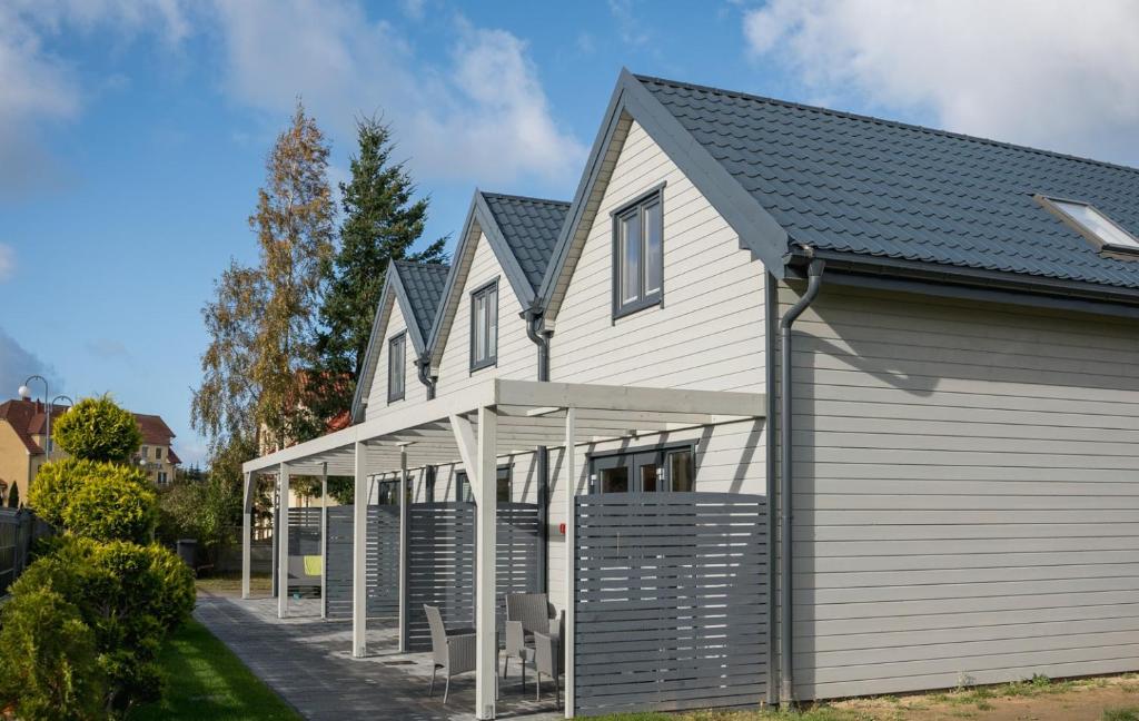 Bygningen som feriehuset ligger i