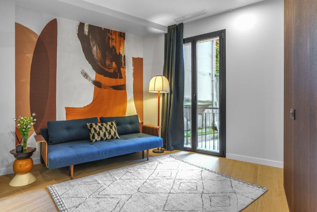 Χώρος καθιστικού στο Lux Apartment Parking Included