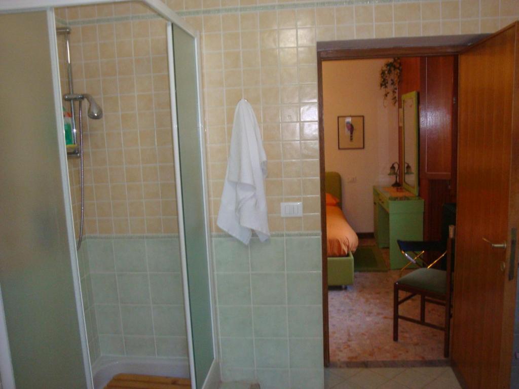 Koupelna v ubytování B&B Villa Tina