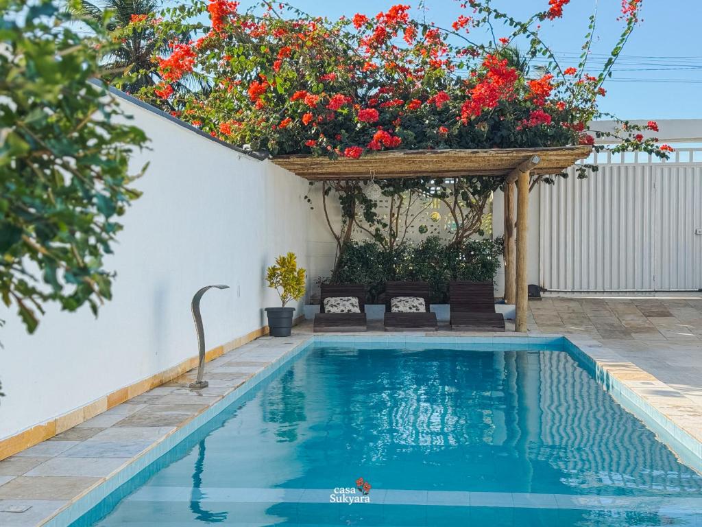 Πισίνα στο ή κοντά στο Casasukyara