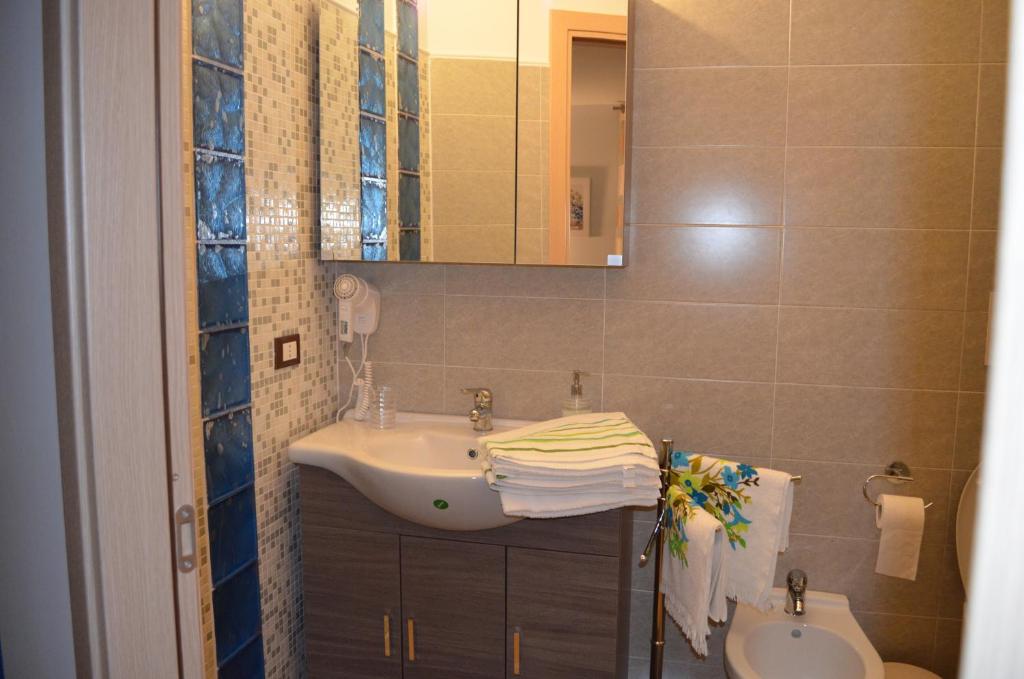 Koupelna v ubytování La Gemma B&B