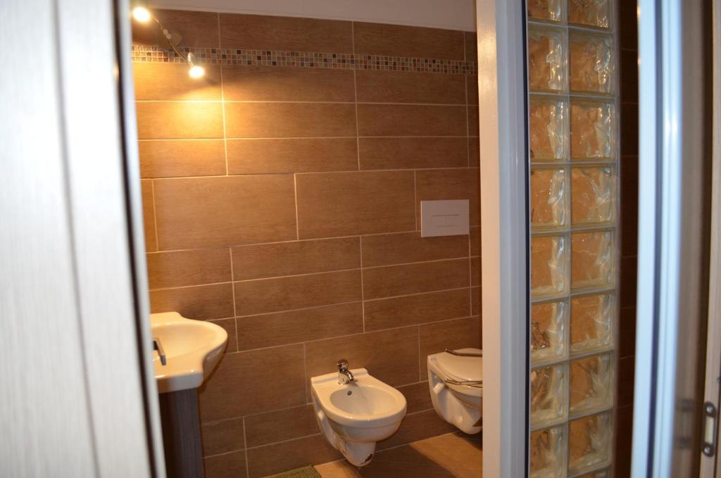 Koupelna v ubytování La Gemma B&B