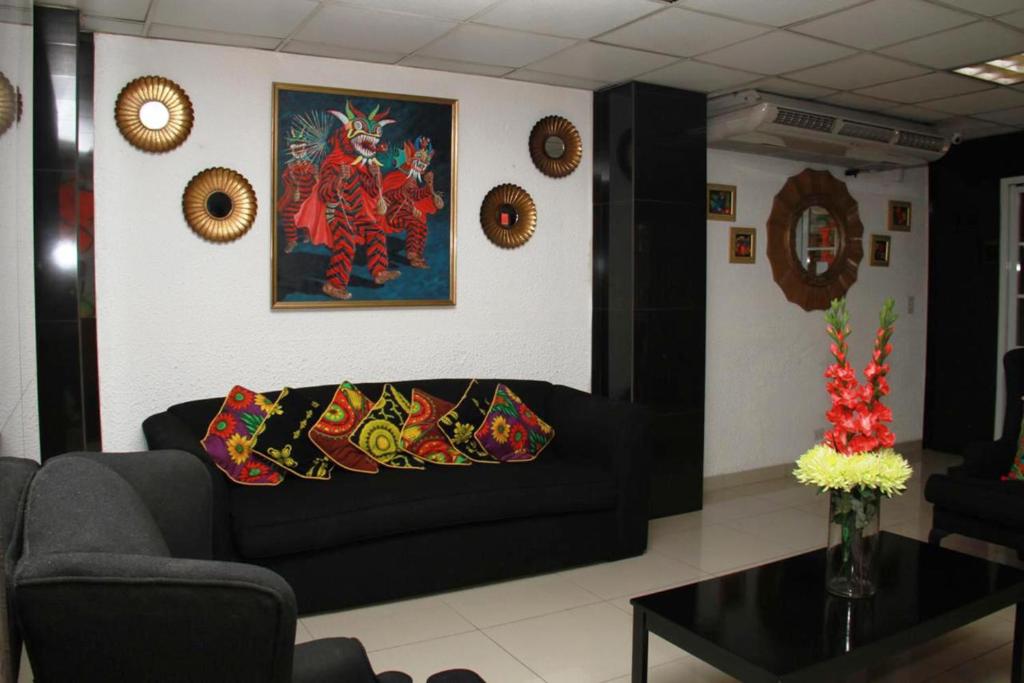 Posezení v ubytování Hotel California Panama