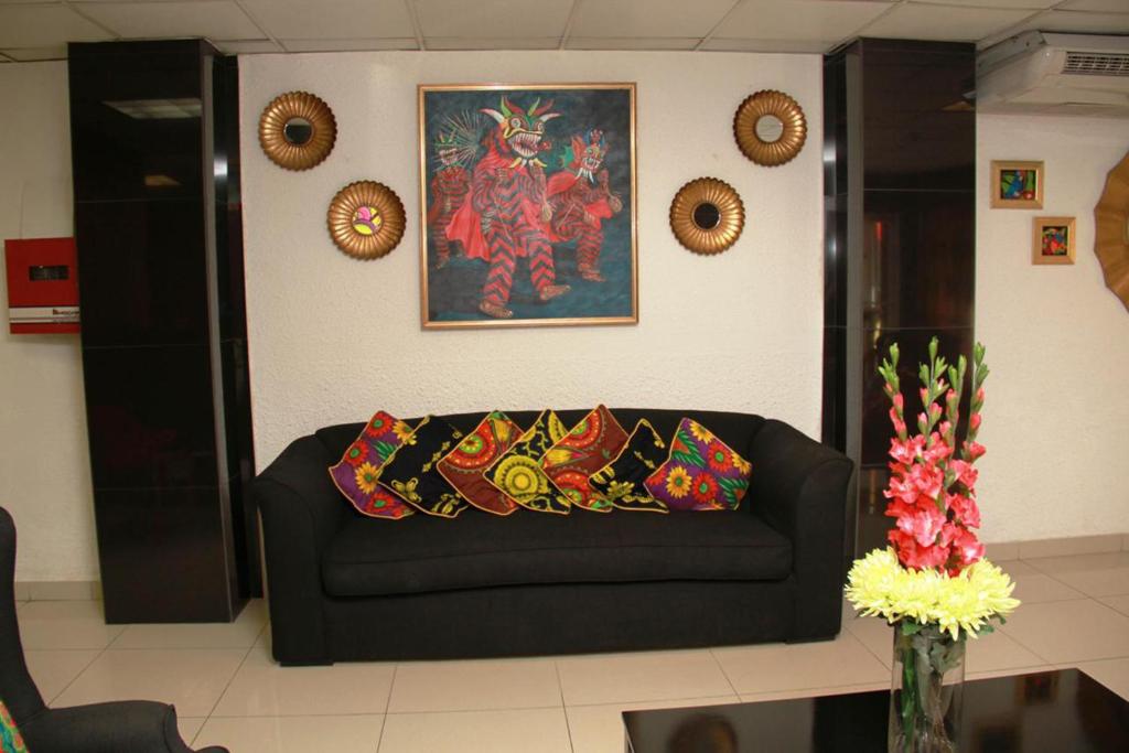 Posezení v ubytování Hotel California Panama