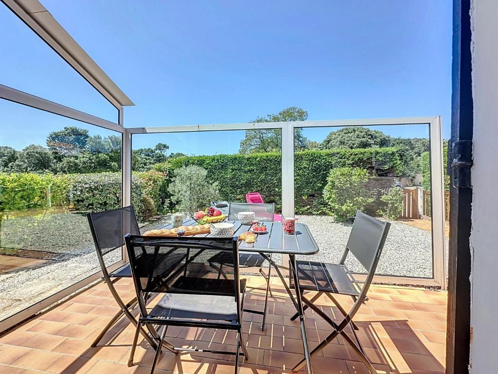 En balkon eller terrasse på Holiday Home Plein Océan-5 by Interhome