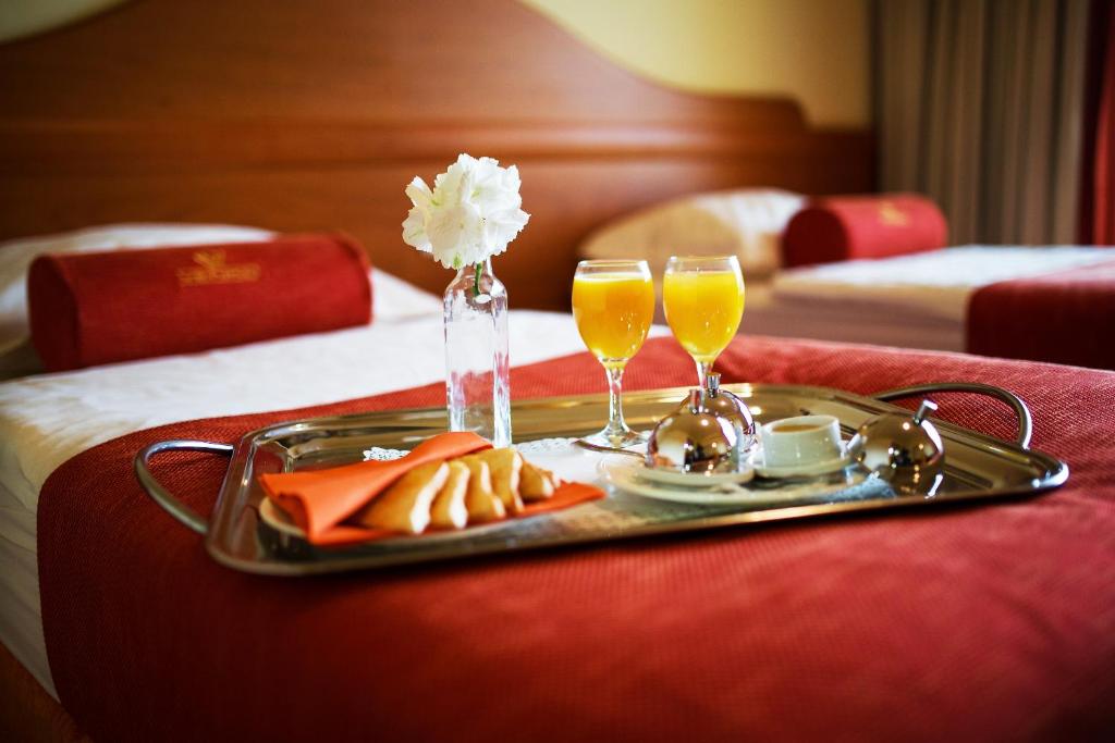 Postel nebo postele na pokoji v ubytování Hotel Venko