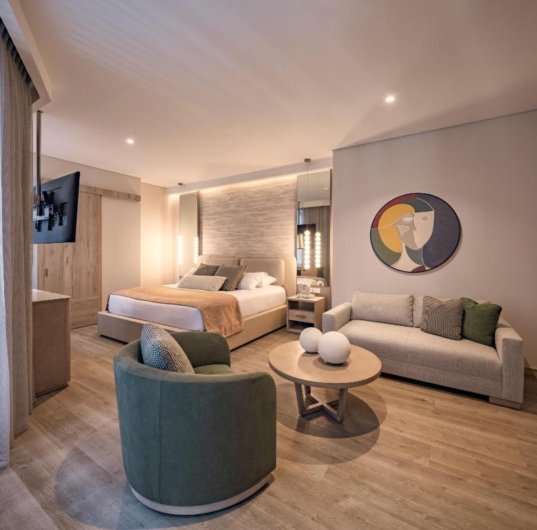 Voodi või voodid majutusasutuse Le Parc Hotel, Beyond Stars toas