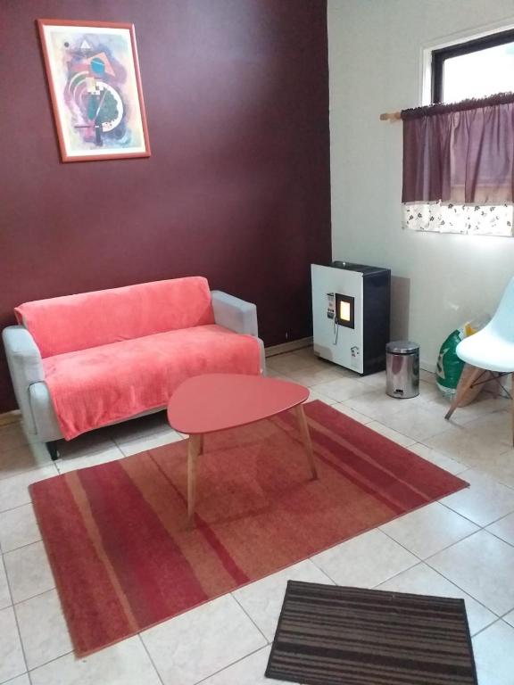 Χώρος καθιστικού στο Apart Hotel Aysen Patagonia