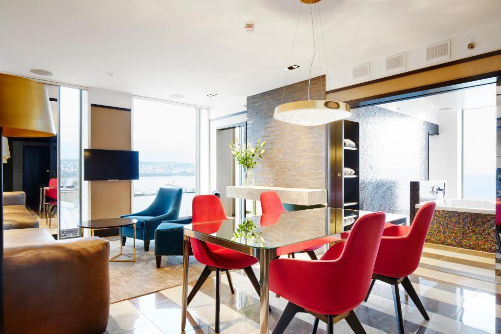 Posezení v ubytování Vox Hotel