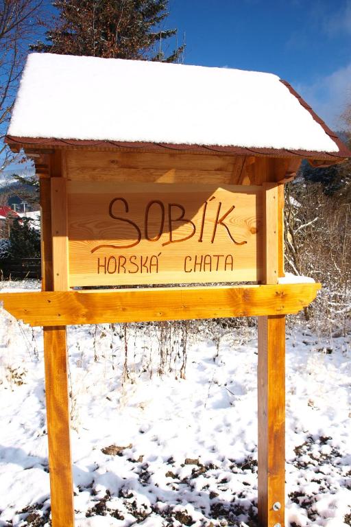 HORSKÁ CHATA SOBÍK v zimě