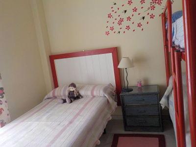 Posteľ alebo postele v izbe v ubytovaní Apartamento Islantilla