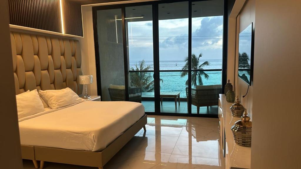Ένα ή περισσότερα κρεβάτια σε δωμάτιο στο Villa Bali