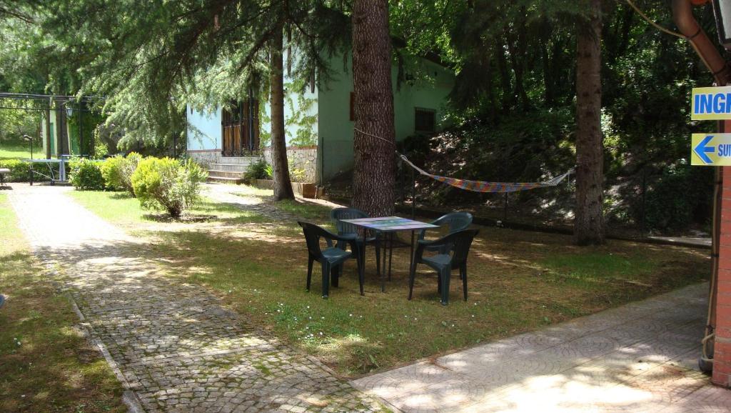 Zahrada ubytování B&B Villa Tina