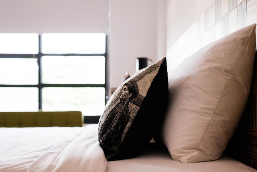 Postel nebo postele na pokoji v ubytování Oats B&B