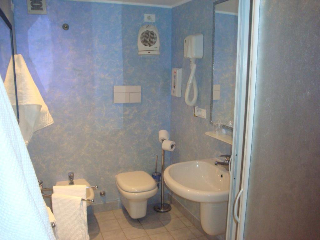 Koupelna v ubytování B&B Villa Tina