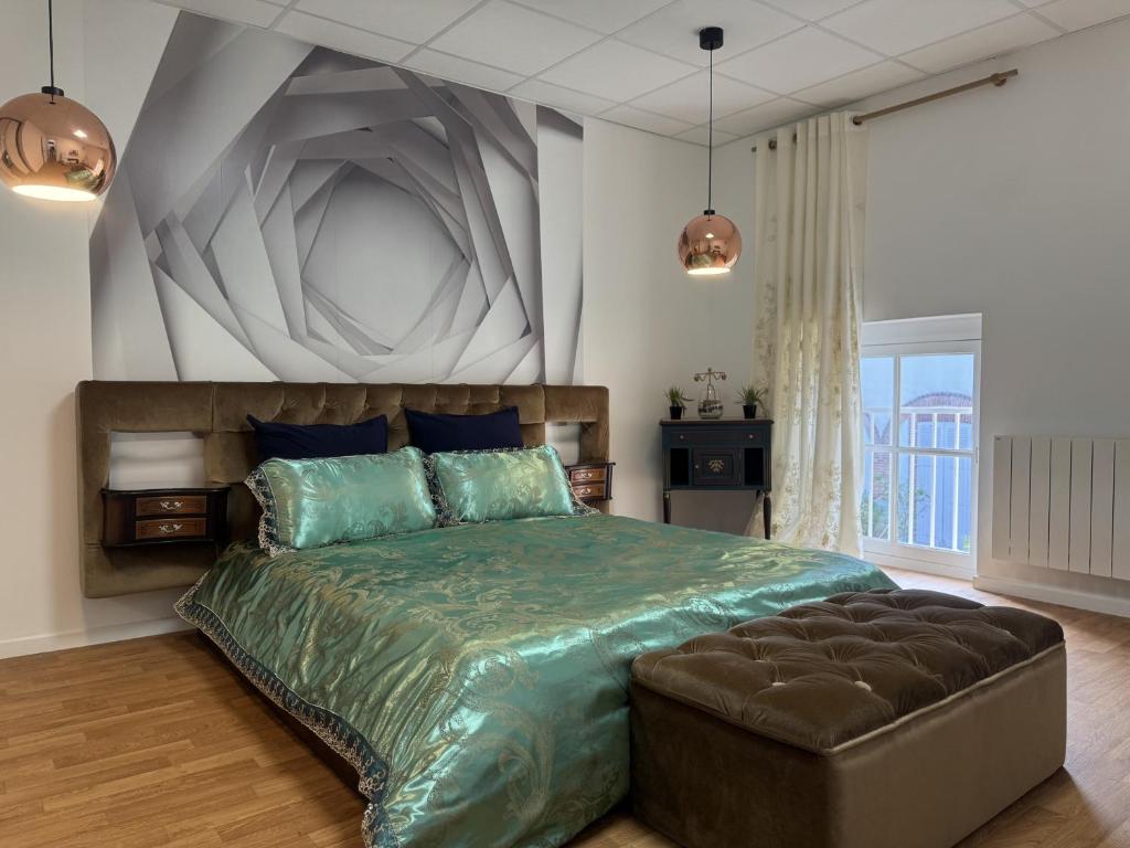 Postel nebo postele na pokoji v ubytování Le Saint Denis 4 - Deluxe - 4pers - Rêve au Mans