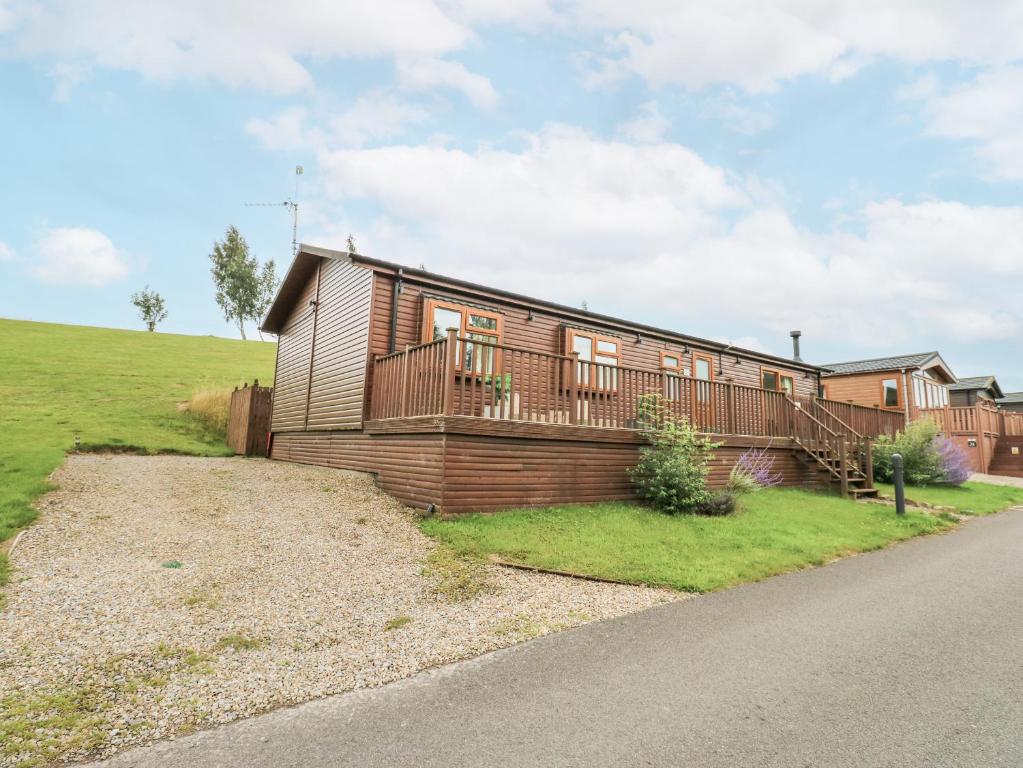 Bygningen som feriehuset ligger i