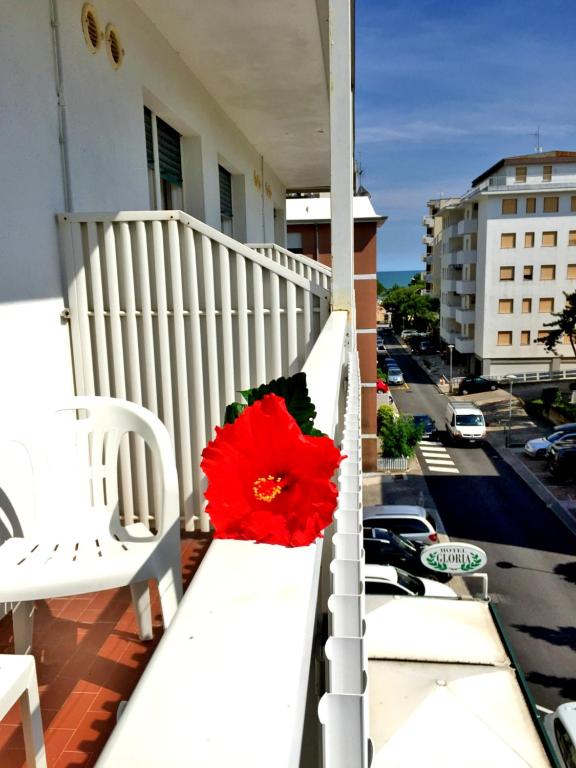 Balkón alebo terasa v ubytovaní Hotel Gloria