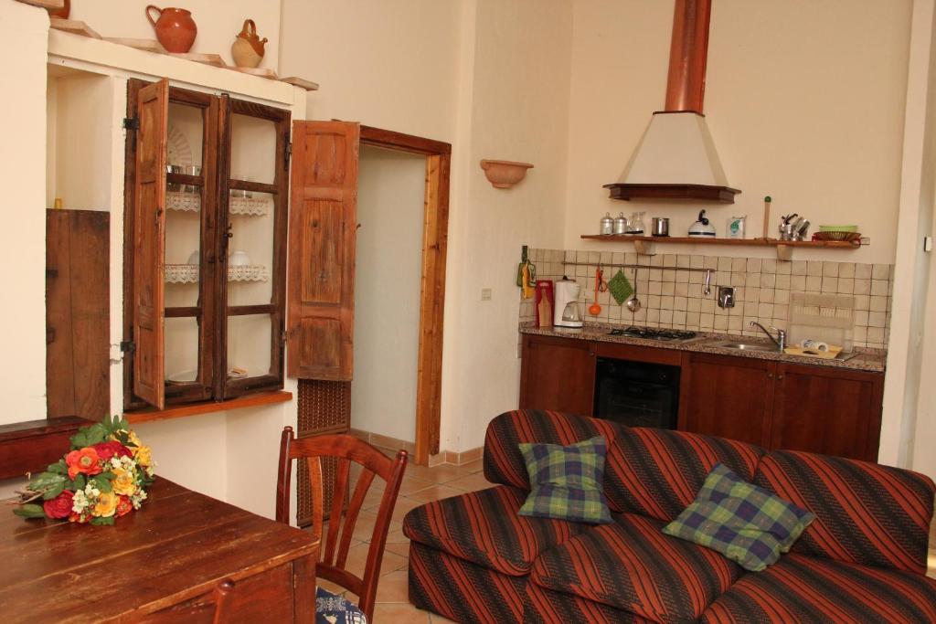 Kuchyň nebo kuchyňský kout v ubytování Pieve Del Castello