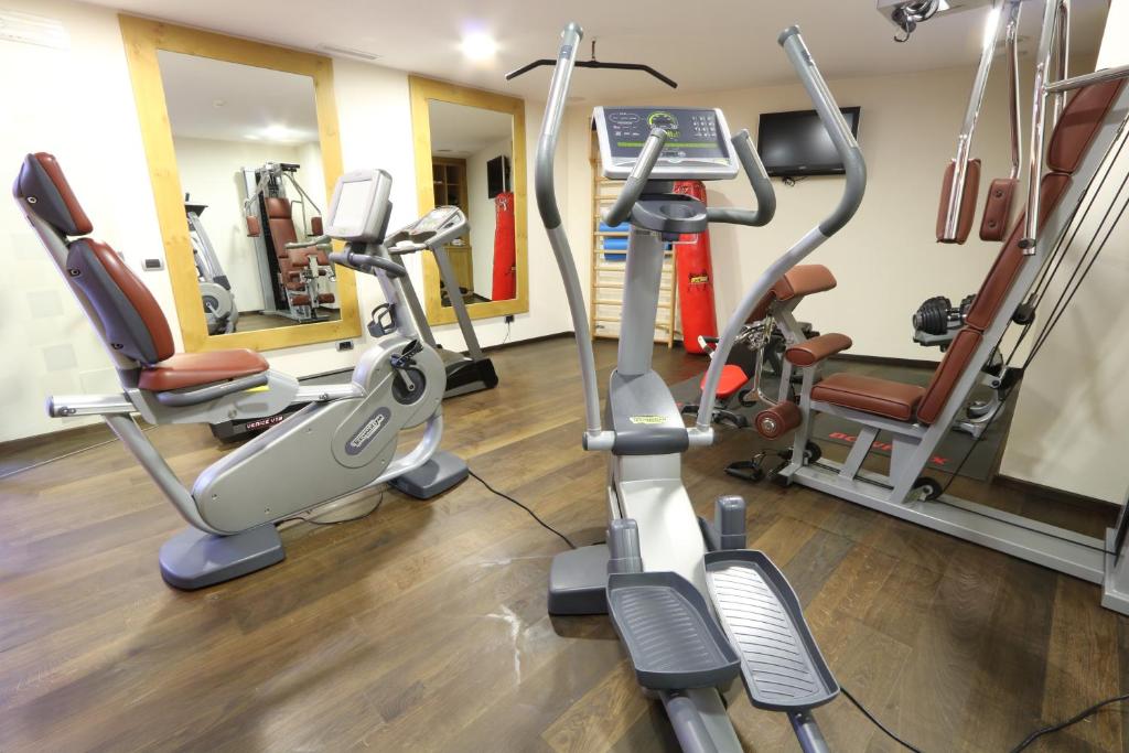 Fitness centrum a/nebo fitness zařízení v ubytování Hotel Condor
