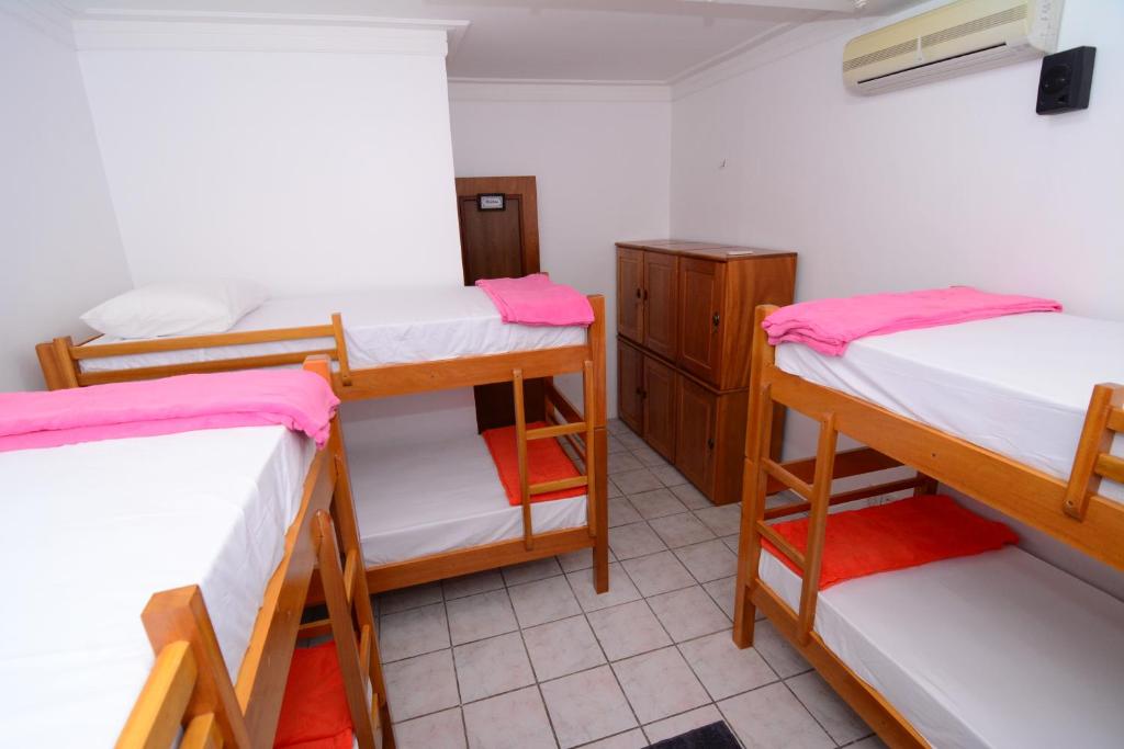 Voodi või voodid majutusasutuse Tanan Hostel toas